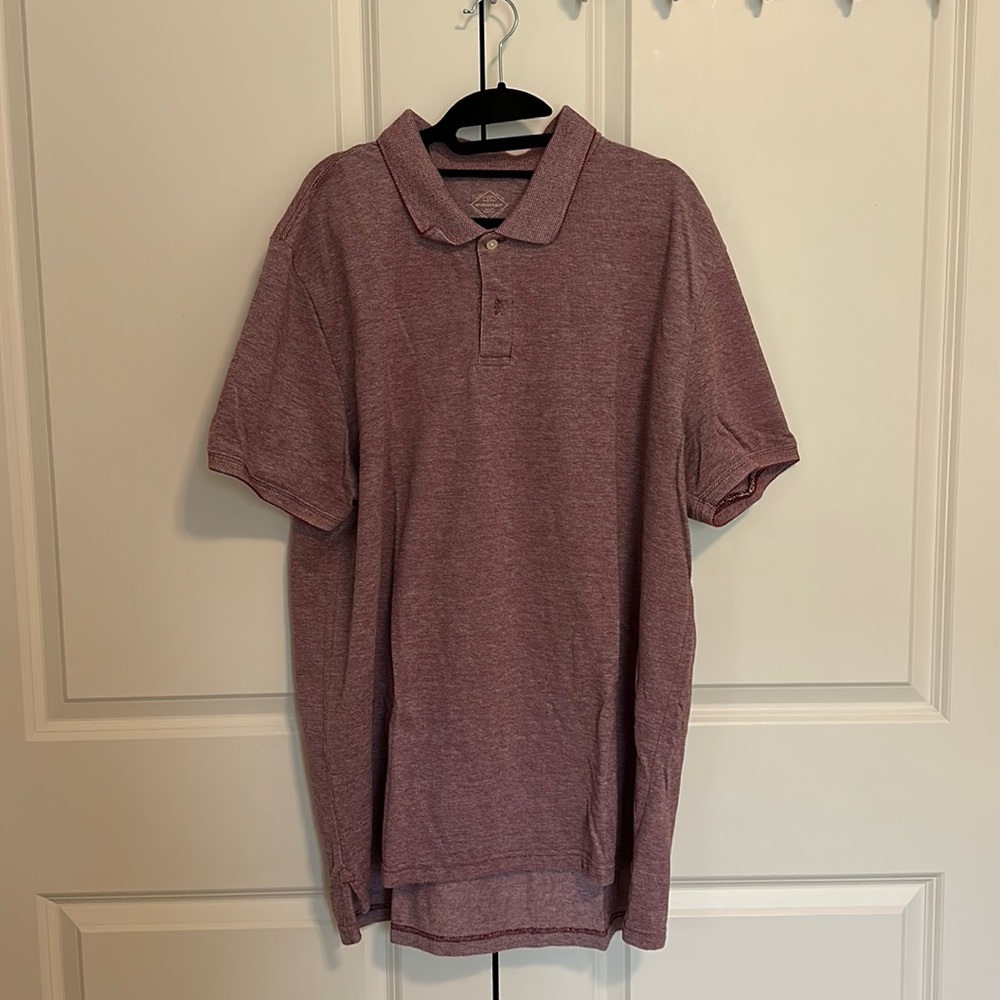 Faded Maroon Polo shirt XL